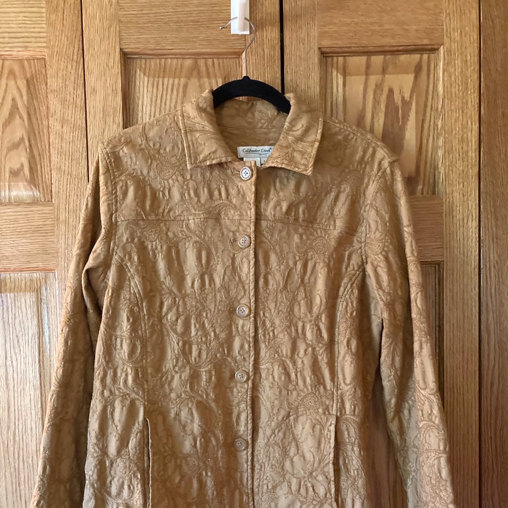 Coldwater Creek rust-colored jacket.